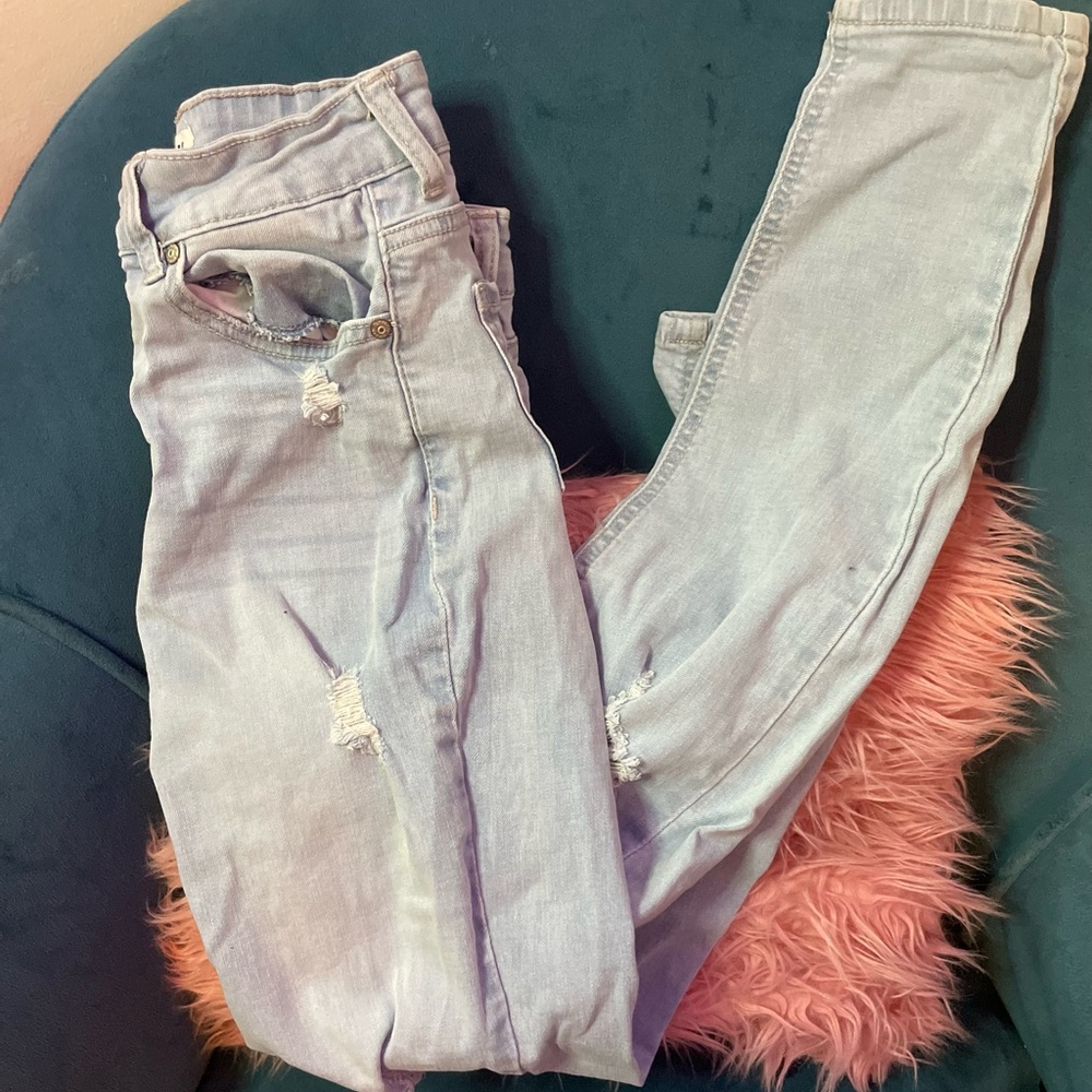 Girls Small Light washed Skinny Jeans